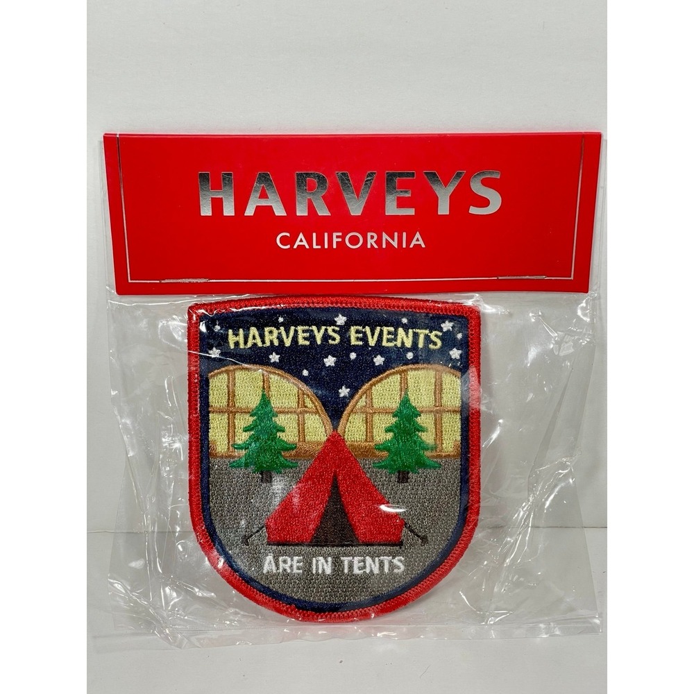 Harveys Seatbelt Patch HARVEYS EVENTS ARE IN TENTS New